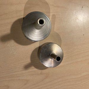set of two coffee filter strainers mini funnels